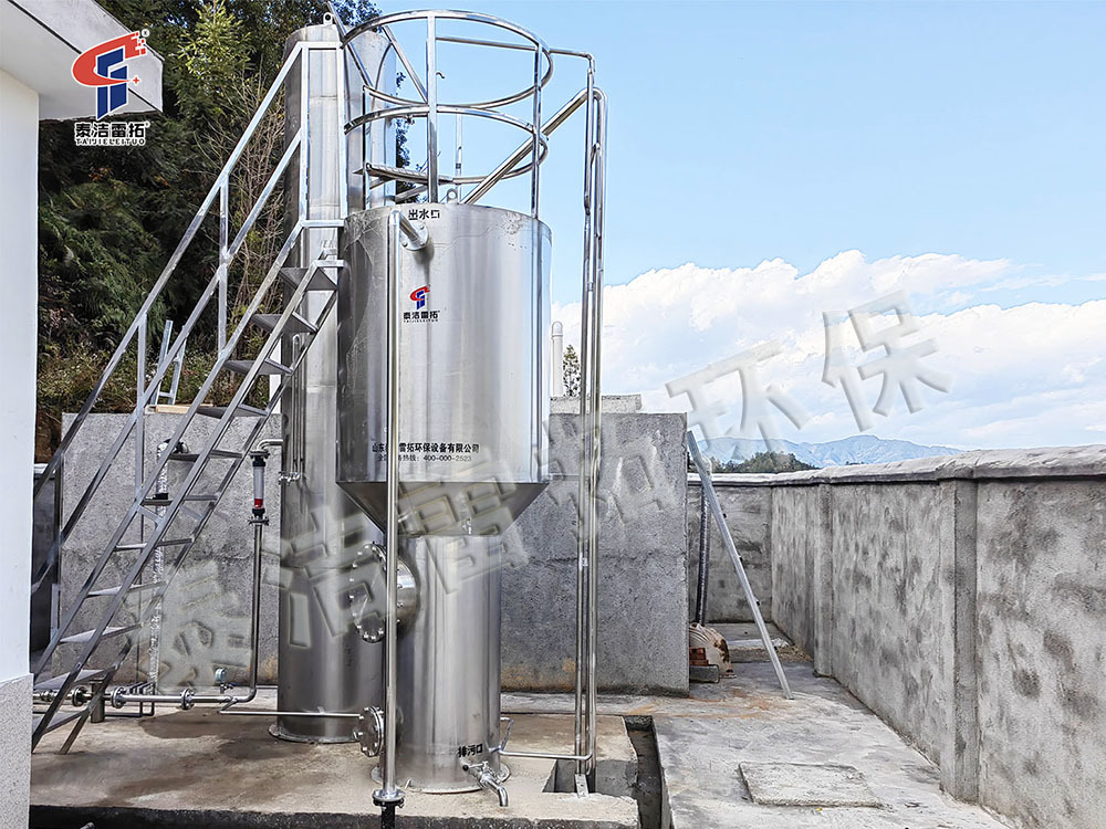 江西遂川一體化凈水設備安裝完成，日處理量100噸/天